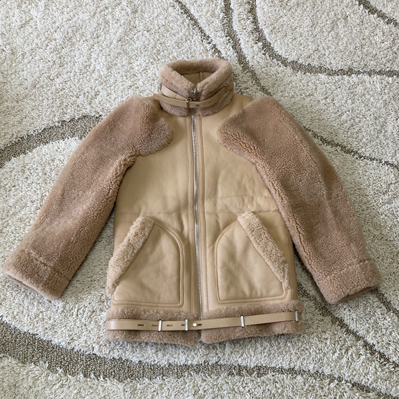 NWT Dion Lee Reversible Shearling Coat - Picture 7 of 10